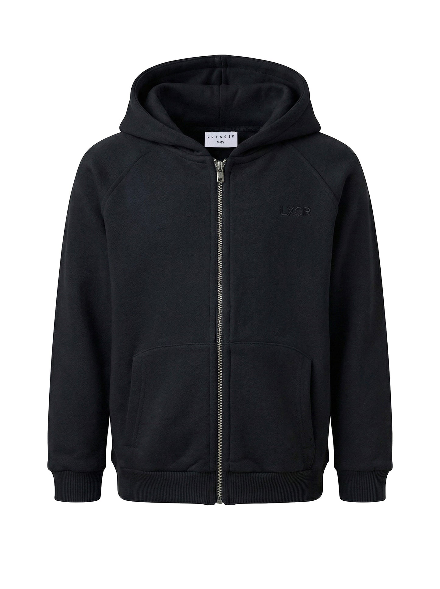 LXGR Basic Zip Hoodie Black Kids