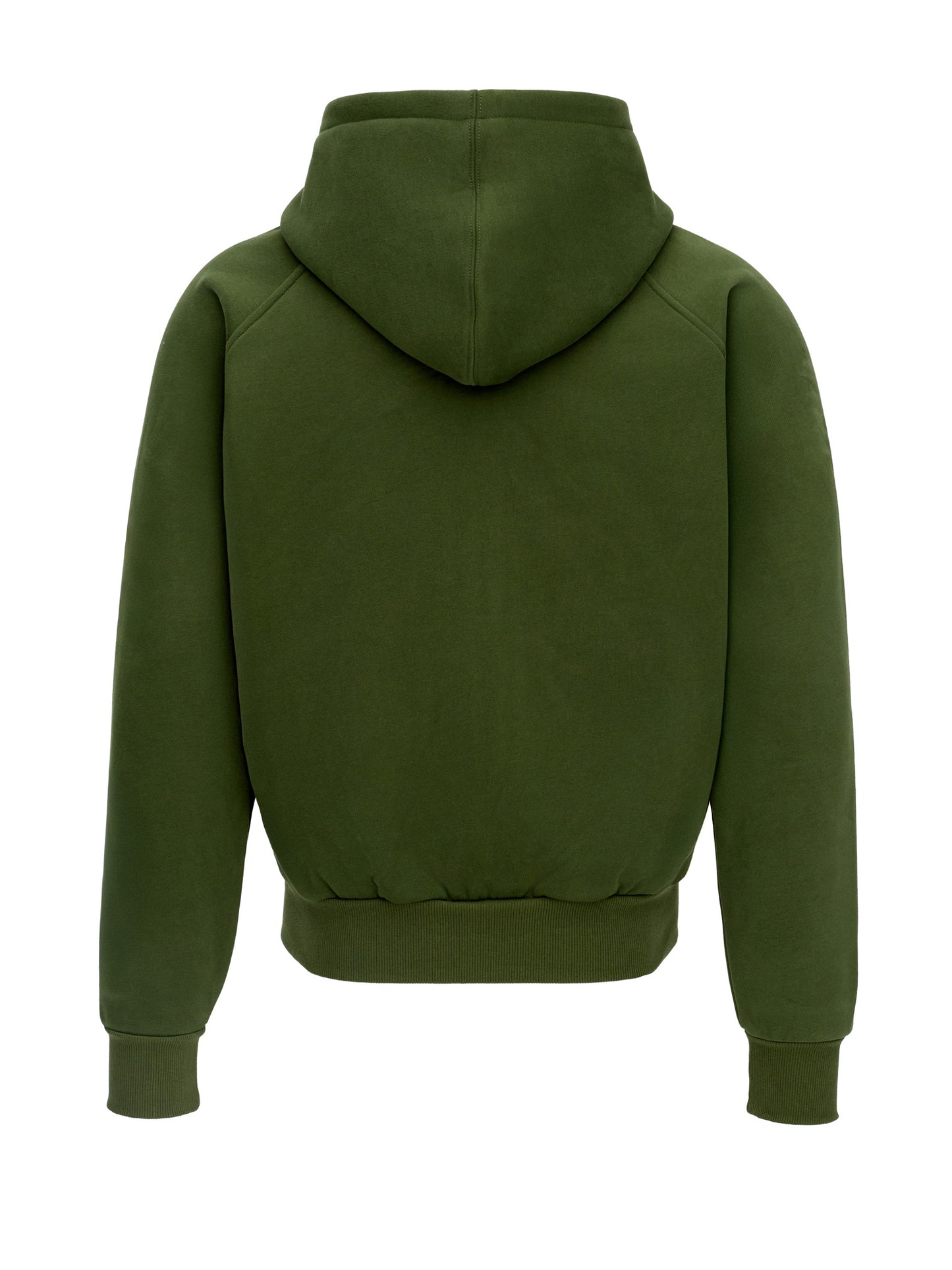 LXGR Basic Zip Hoodie Dark Green