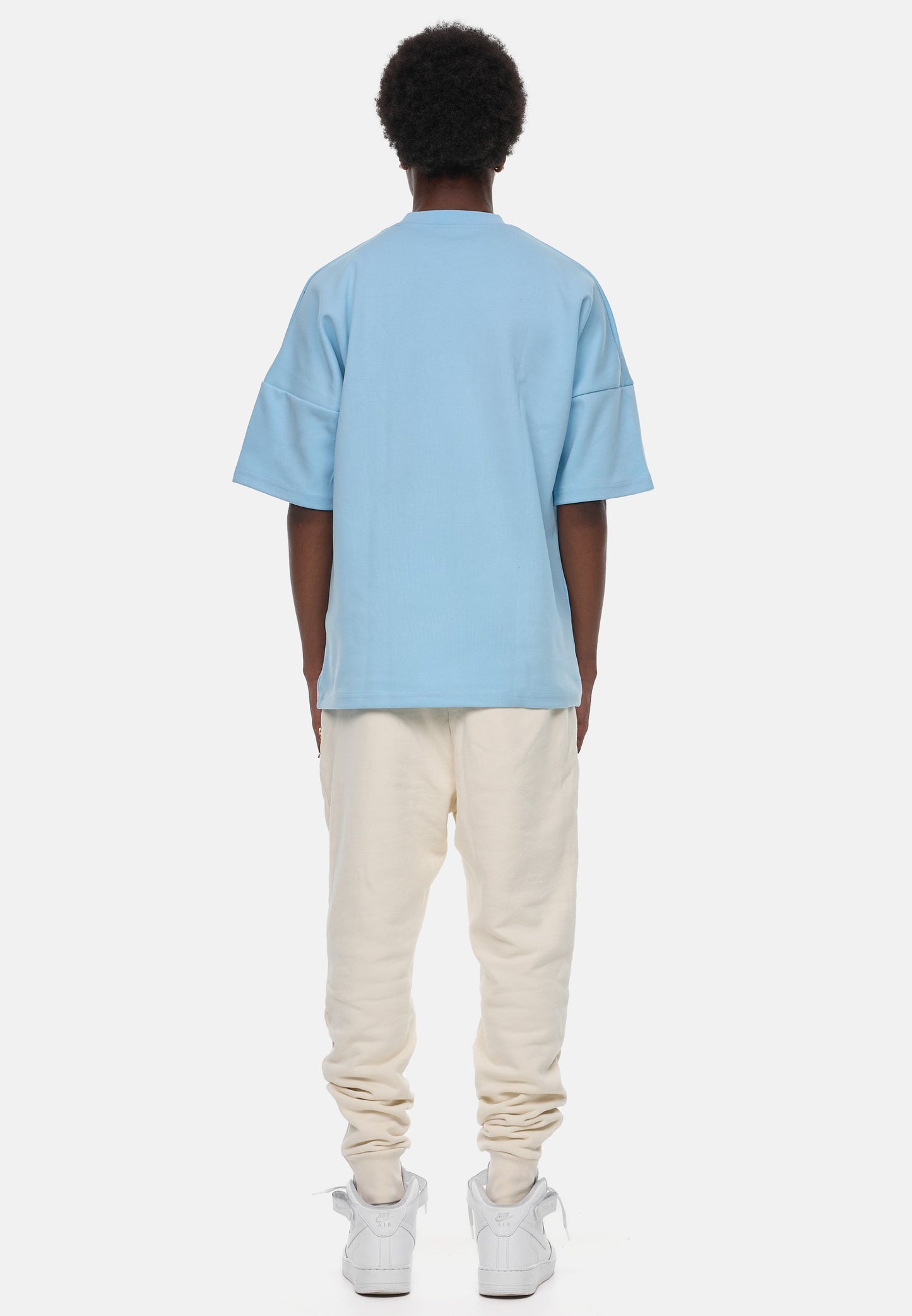LUXAGER T-Shirt Oversize sky blue