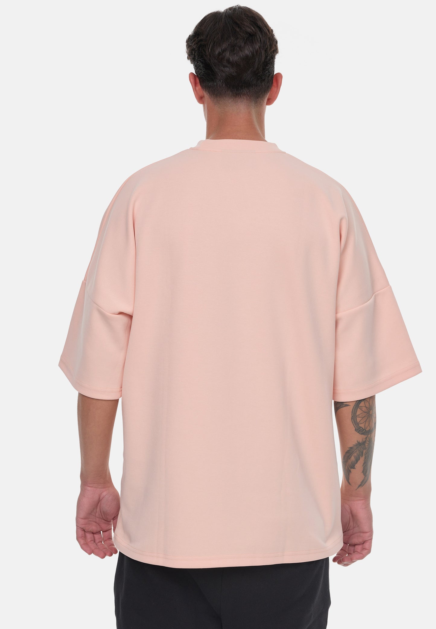 LUXAGER T-Shirt Oversize salmon pink