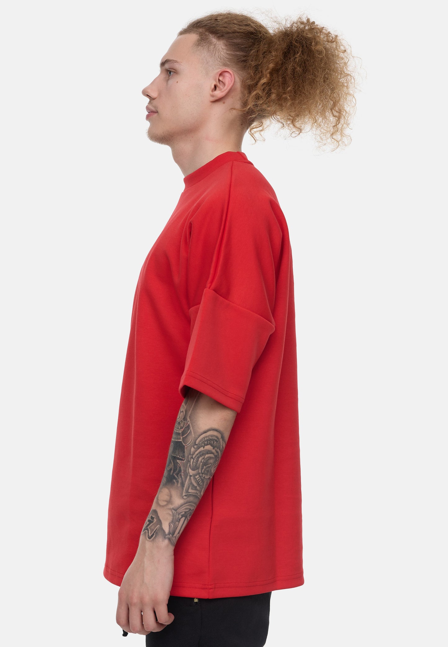 LUXAGER T-Shirt Oversize red