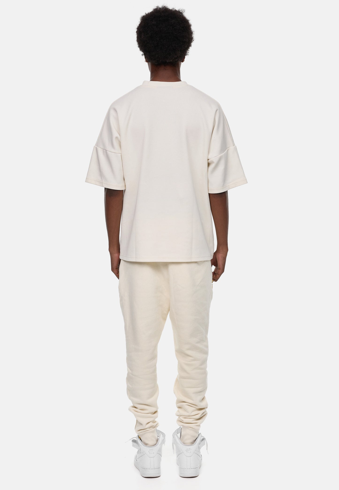LUXAGER T-Shirt Oversize beige