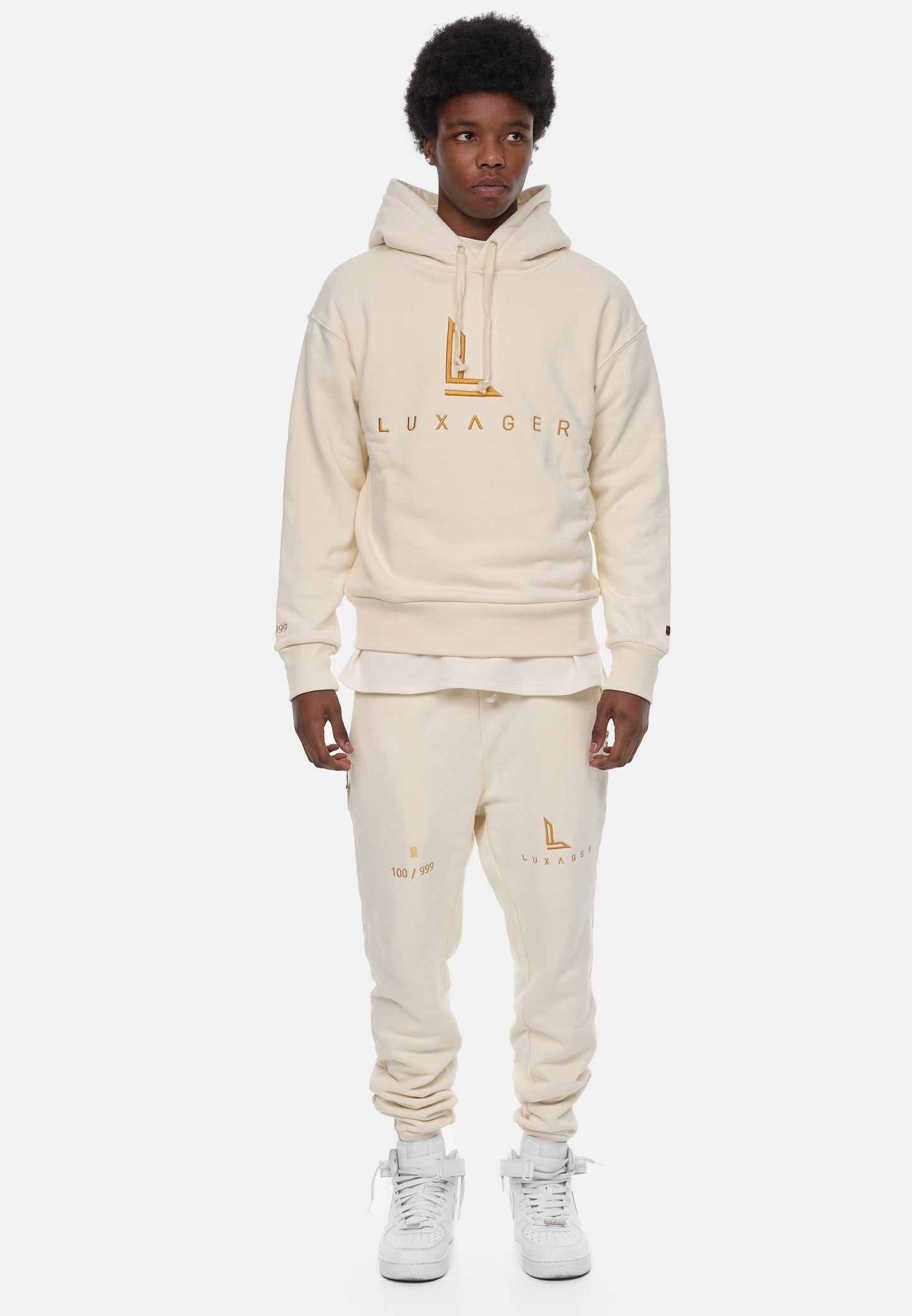 LUXAGER 1st EDITION HOODIE beige