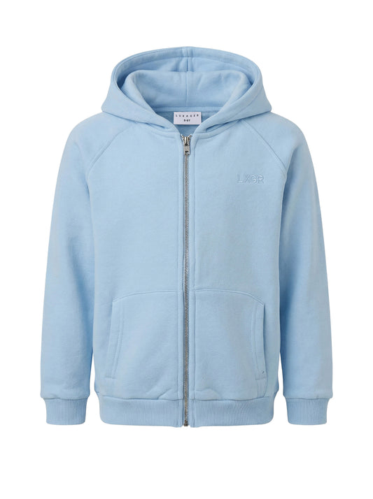 LXGR Basic Zip Hoodie Baby Blue Kids