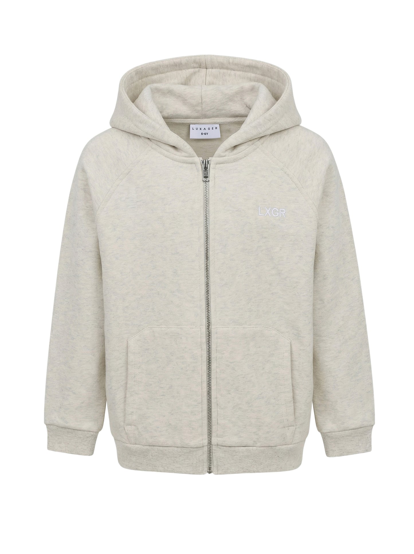 LXGR Basic Zip Hoodie Grey Kids