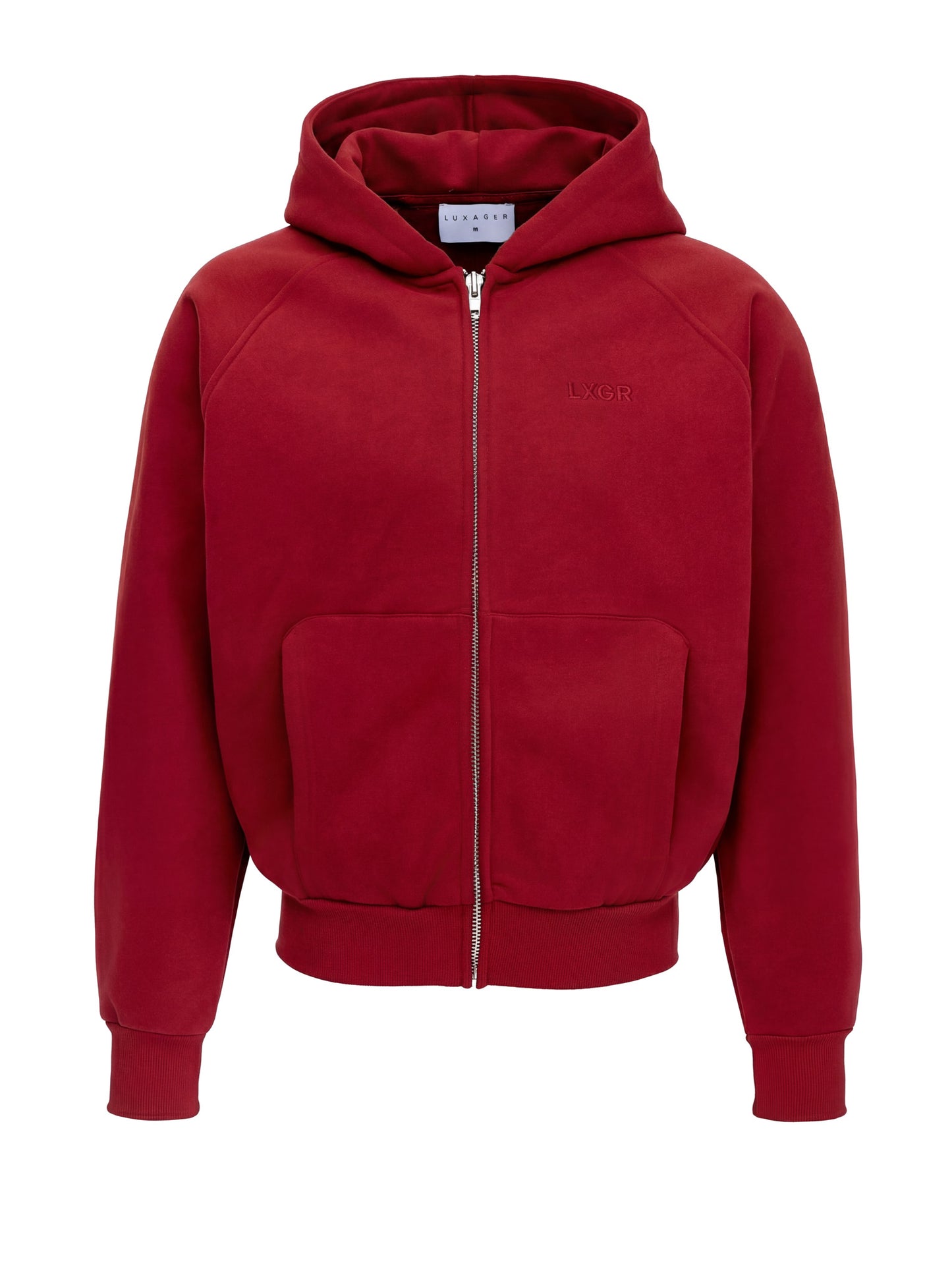 LXGR Basic Zip Hoodie Red