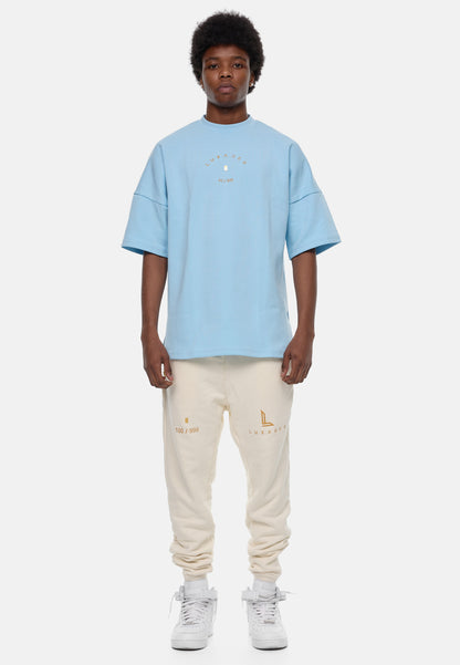 LUXAGER T-Shirt Oversize sky blue