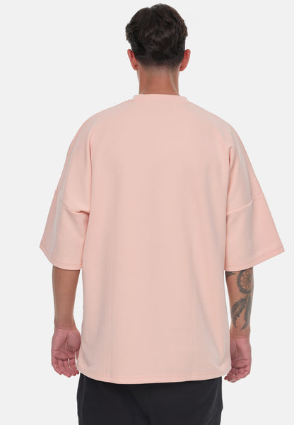 LUXAGER T-Shirt Oversize salmon pink
