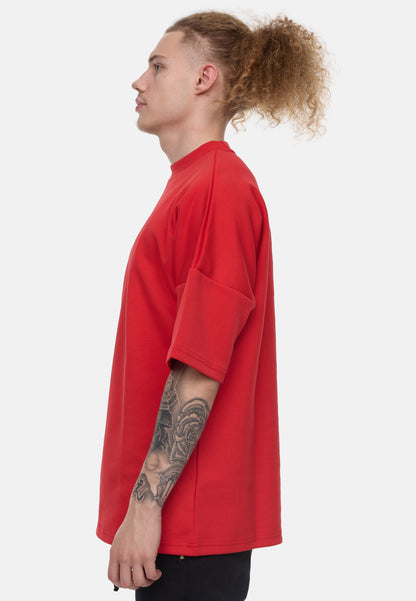 LUXAGER T-Shirt Oversize red