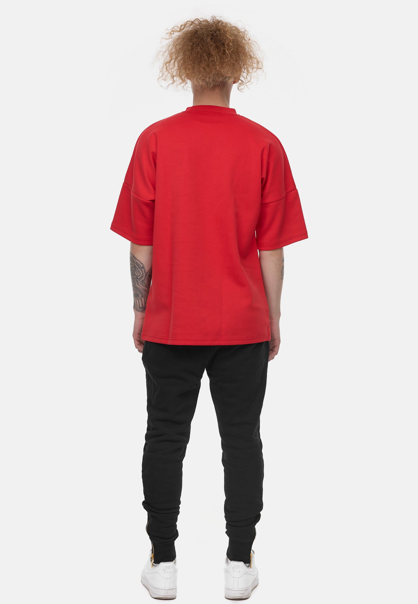 LUXAGER T-Shirt Oversize red