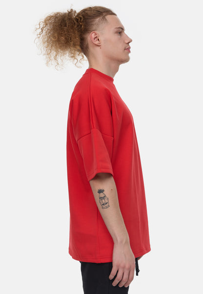 LUXAGER T-Shirt Oversize red