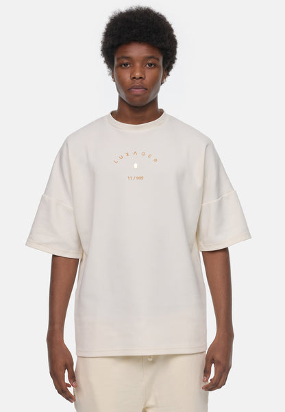 LUXAGER T-Shirt Oversize beige