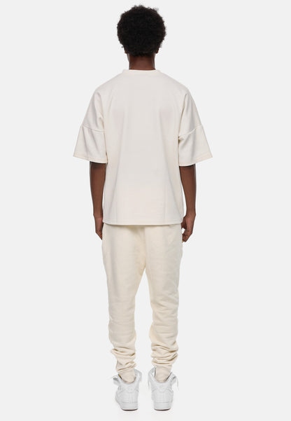 LUXAGER T-Shirt Oversize beige