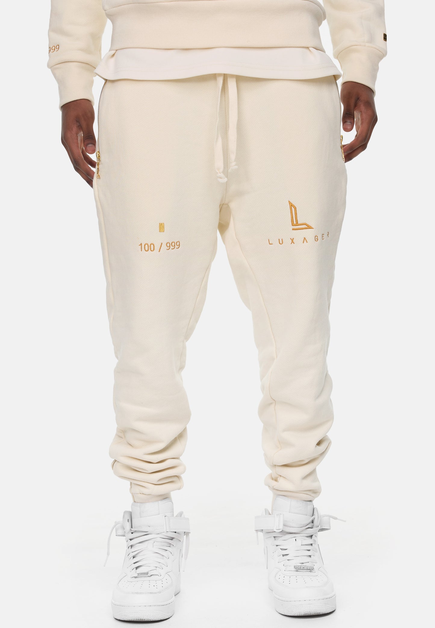 LUXAGER Sweatpants classic beige