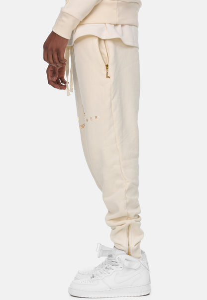 LUXAGER Sweatpants classic beige