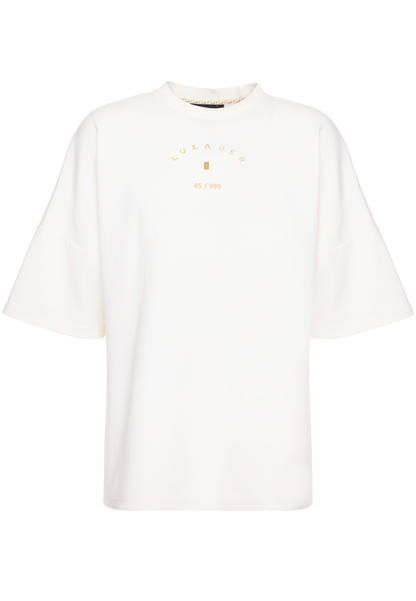 LUXAGER T-Shirt Oversize beige